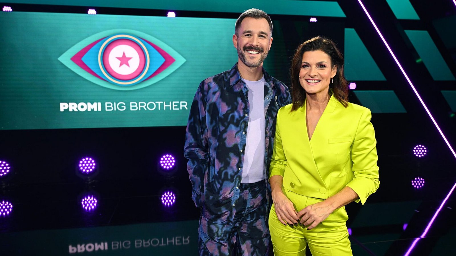 Die Moderatoren von „Promi Big Brother“ Jochen Schropp und Marlene Lufen.Foto: Die Moderatoren von „Promi Big Brother“ Jochen Schropp und Marlene Lufen.Foto: 