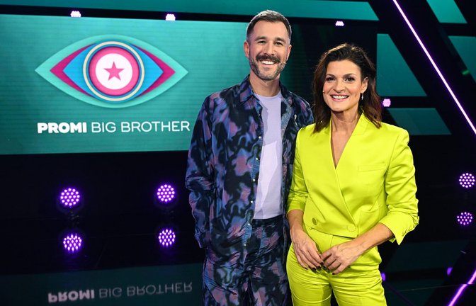 Die Moderatoren von „Promi Big Brother“ Jochen Schropp und Marlene Lufen.<span class='image-autor'>Foto: &nbsp;</span>