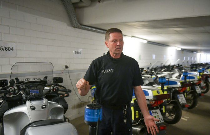 Thomas Hohn leitet die Kontrollgruppe Tuning bei der Stuttgarter Polizei.<span class='image-autor'>Foto: LICHTGUT/Max Kovalenko</span>