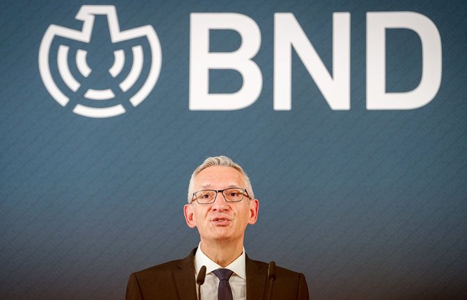 Chef der deutschen Spione: Martin Jäger, seit 2025 Präsident des Bundesnachrichtendienstes.<span class='image-autor'>Foto: Kay Nietfeld/dpa</span>