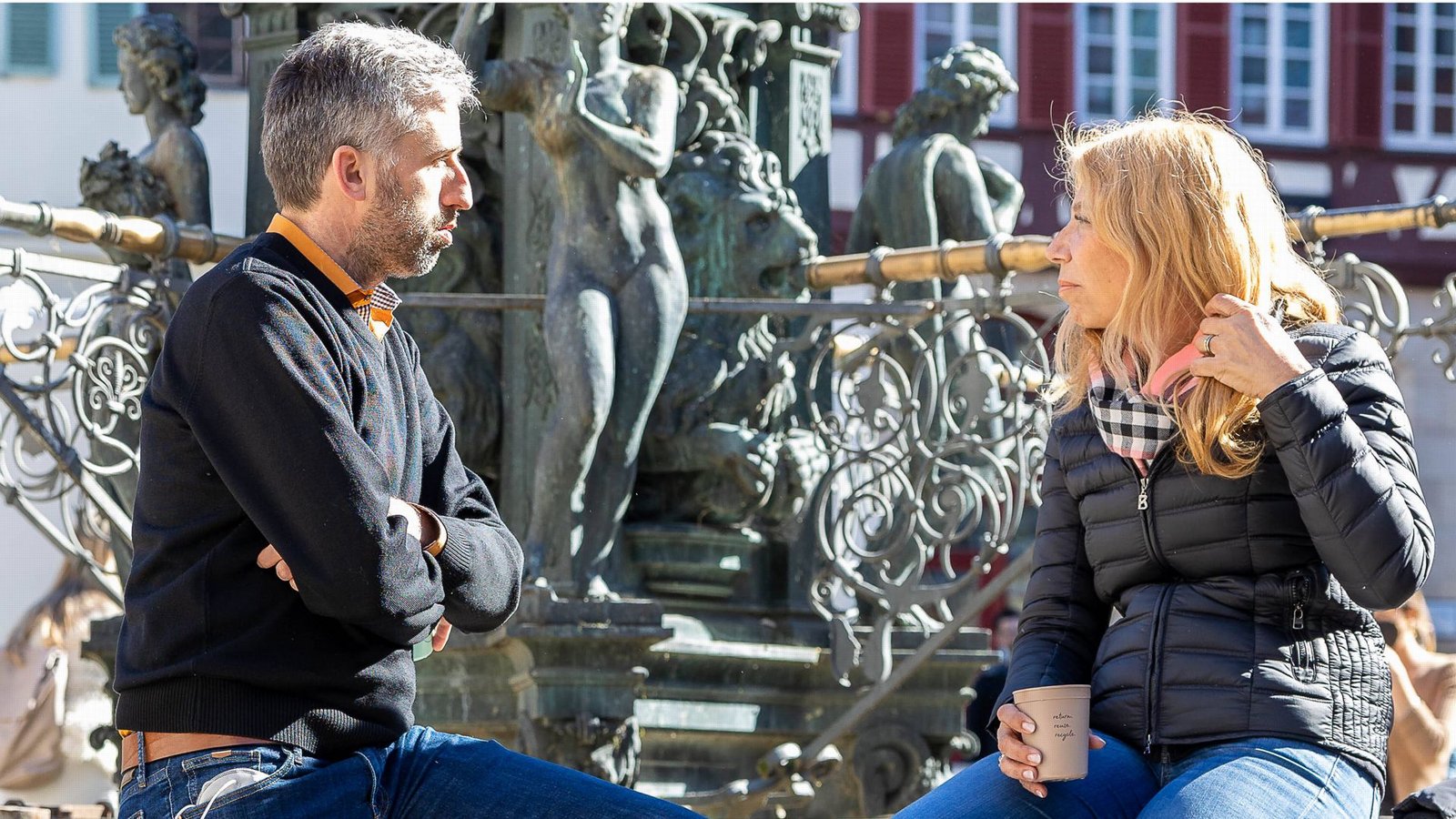 Während der Corona-Pandemie präsentierten sich Boris Palmer und Lisa Federle als eingespieltes Duo.Foto: imago/Eibner/Dennis Duddek Während der Corona-Pandemie präsentierten sich Boris Palmer und Lisa Federle als eingespieltes Duo.Foto: imago/Eibner/Dennis Duddek