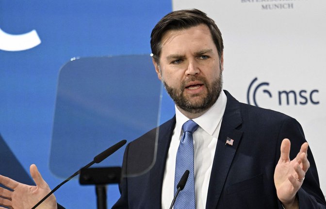 US-Vizepräsident J.D. Vance<span class='image-autor'>Foto: AFP/THOMAS KIENZLE</span>