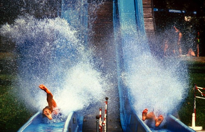 So schön nass kann Sommer auch sein – wenn’s nicht gerade regnet.<span class='image-autor'>Foto: Imago/Heinz Gebhardt</span>