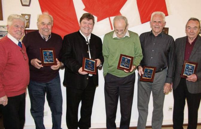 Erwin Stadtfeld, Franz Kirschner, Werner Dippon, Arnold Schwarz, Wilhelm Schwartz und Heinz Wurster kümmern sich um die Belange des Vereins.  Foto: p
