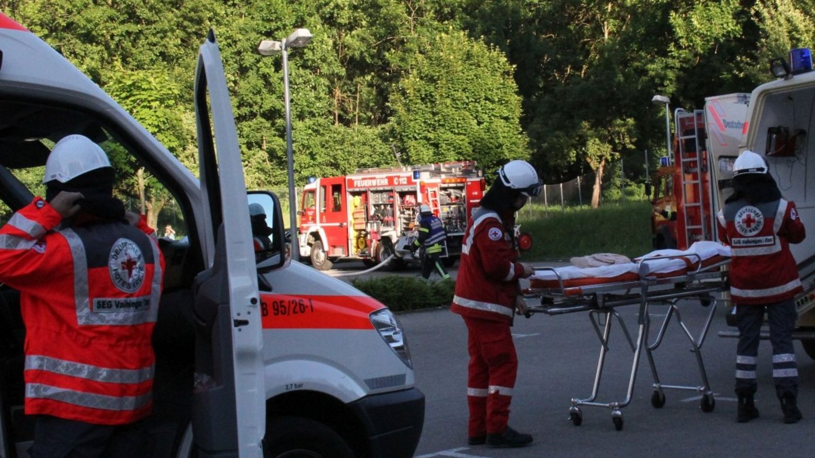 Einsatzkräfte proben gemeinsam, um im Ernstfall vorbereitet zu sein. Archivfoto: VKZ/Müller