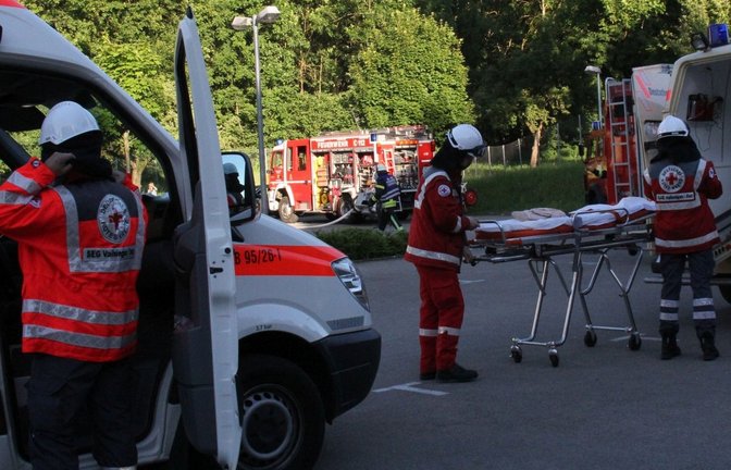 Einsatzkräfte proben gemeinsam, um im Ernstfall vorbereitet zu sein. Archivfoto: VKZ/Müller