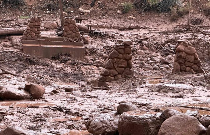 Zerstörte Steinbrücke im Grand Canyon National Park.<span class='image-autor'>J.THOMPSON/afp</span>