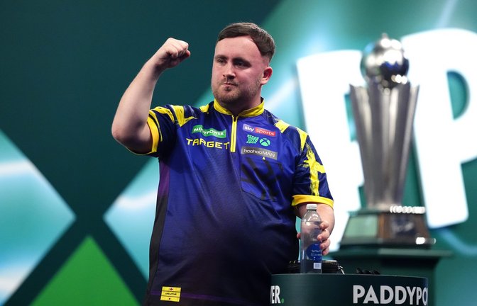 Ab 2027/28 läuft die WM mit Superstar Luke Littler im Alexandra Palace nicht mehr beim Spartensender Sport1.<span class='image-autor'>Foto: picture alliance/dpa/PA Wire | John Walton</span>
