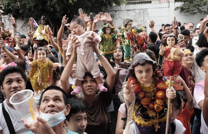 Volksreligion: Auf den  Philippinen mischt sich Aberglaube und Katholizismus.<span class='image-autor'>Foto: imago/Deo Montesclaros</span>
