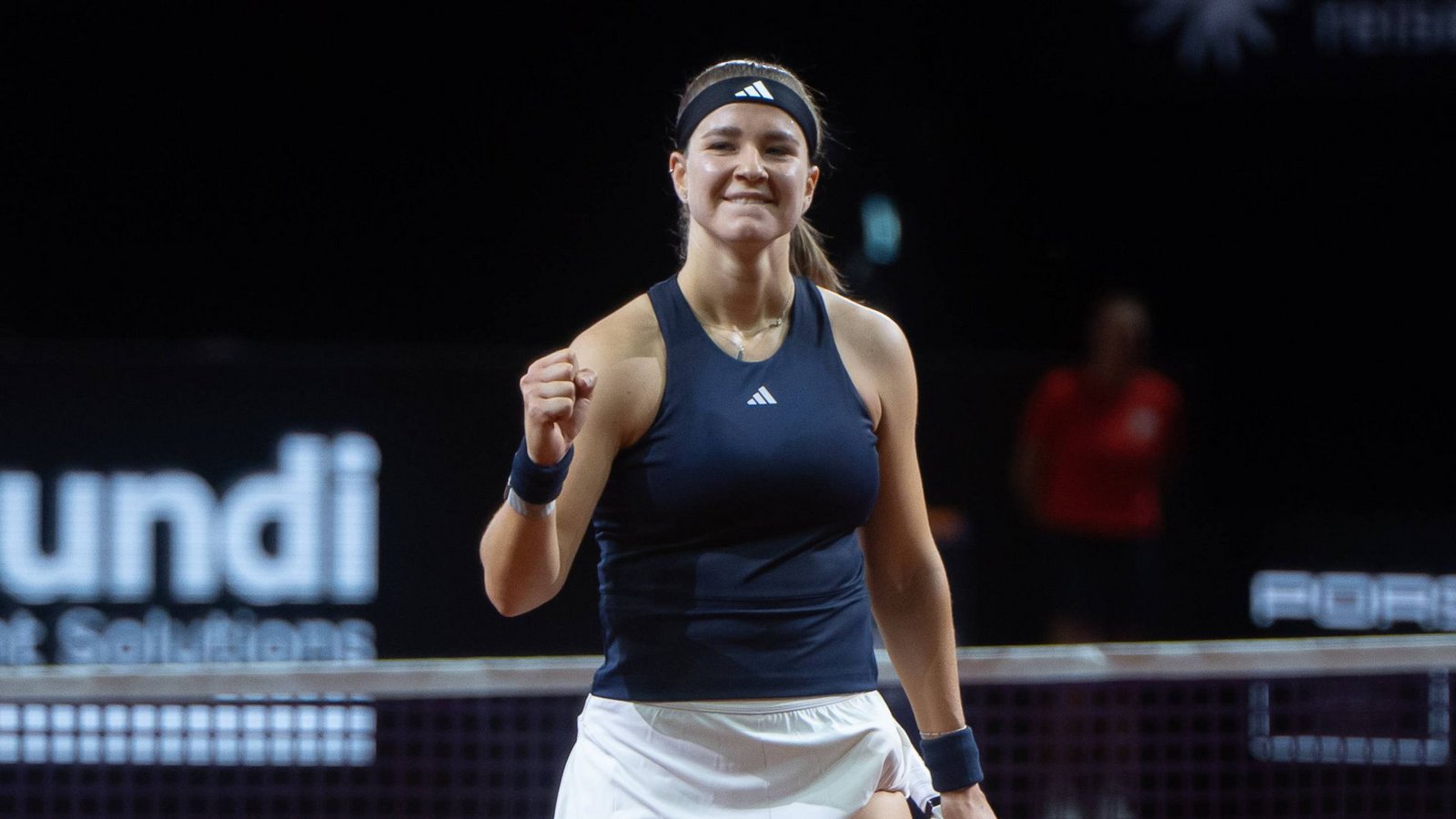 Die Tschechin Karolina Muchova steht im Finale von Stuttgart.Foto: IMAGO/Eibner