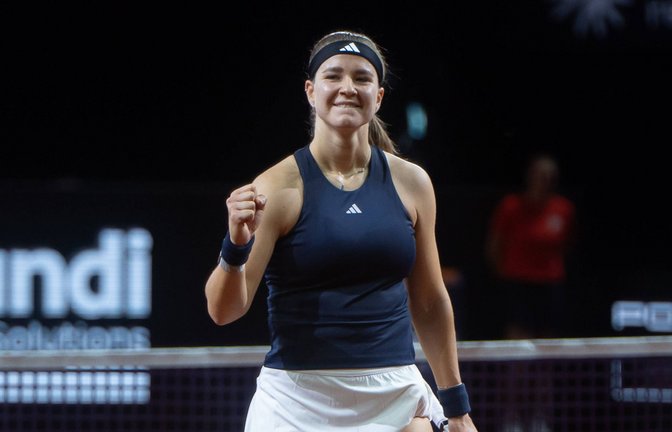 Die Tschechin Karolina Muchova steht im Finale von Stuttgart.<span class='image-autor'>Foto: IMAGO/Eibner</span>