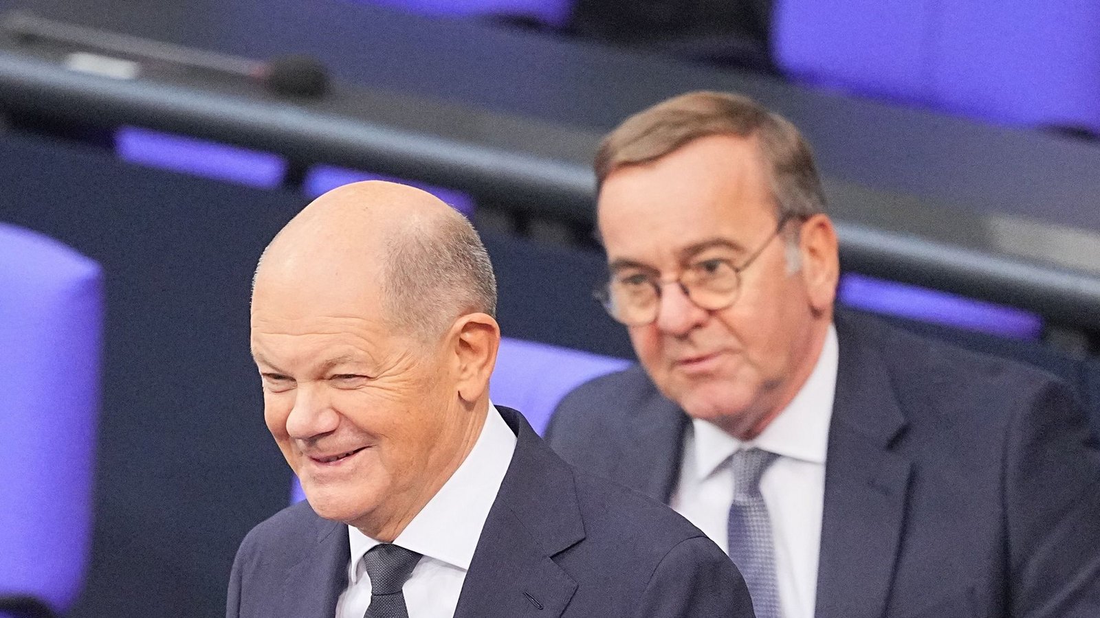 Wer führt die SPD in den Wahlkampf: Kanzler Olaf Scholz oder Verteidigungsminister Boris Pistorius?Foto: dpa/Michael Kappeler Wer führt die SPD in den Wahlkampf: Kanzler Olaf Scholz oder Verteidigungsminister Boris Pistorius?Foto: dpa/Michael Kappeler