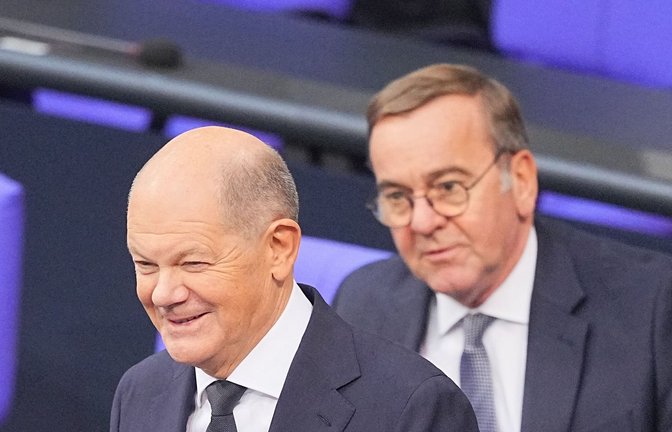 Wer führt die SPD in den Wahlkampf: Kanzler Olaf Scholz oder Verteidigungsminister Boris Pistorius?<span class='image-autor'>Foto: dpa/Michael Kappeler</span>