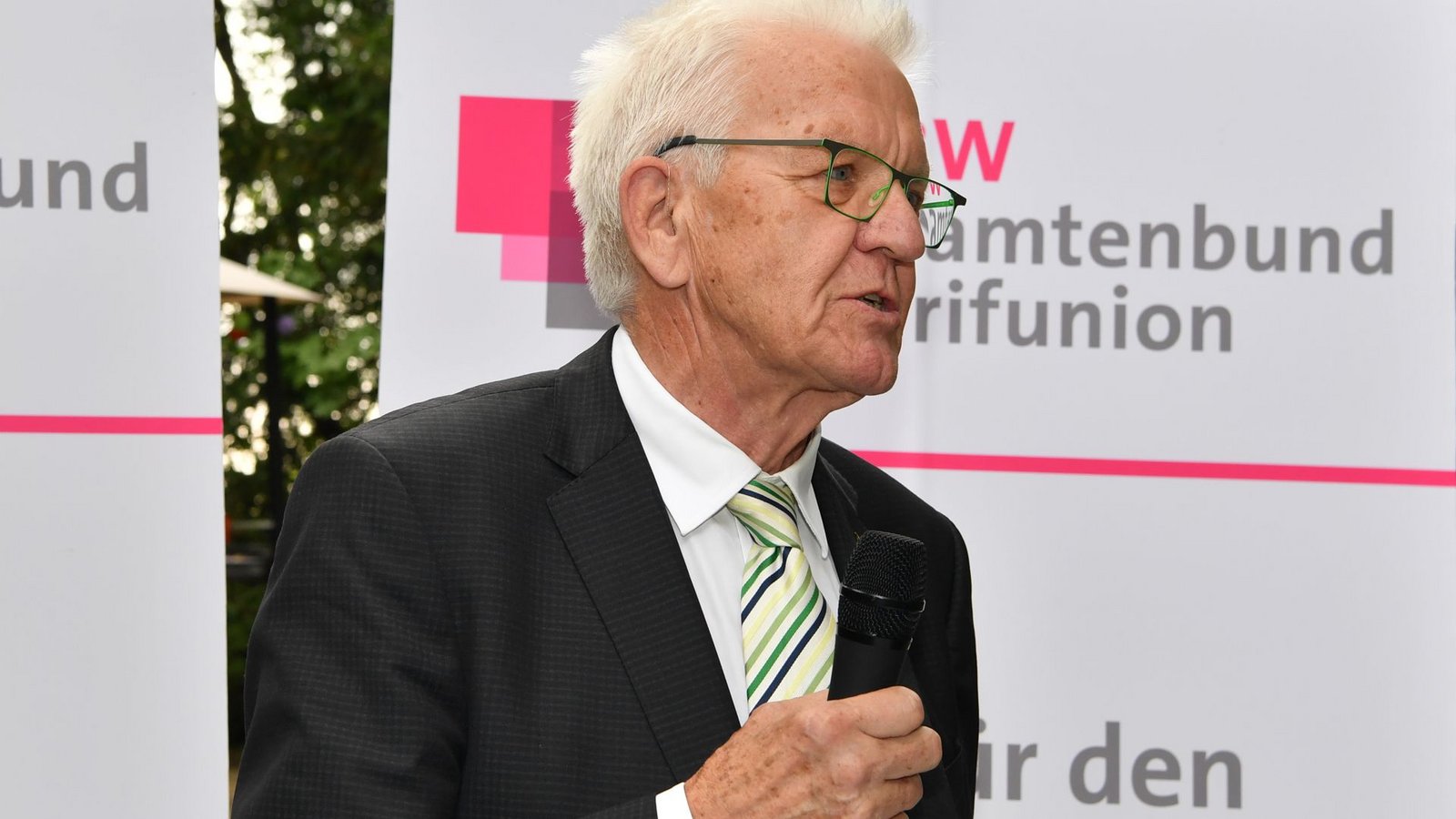 Winfried Kretschmann beim Sommerfest des baden-württembergischen BeamtenbundsFoto: Friedhelm Windmueller/BBW