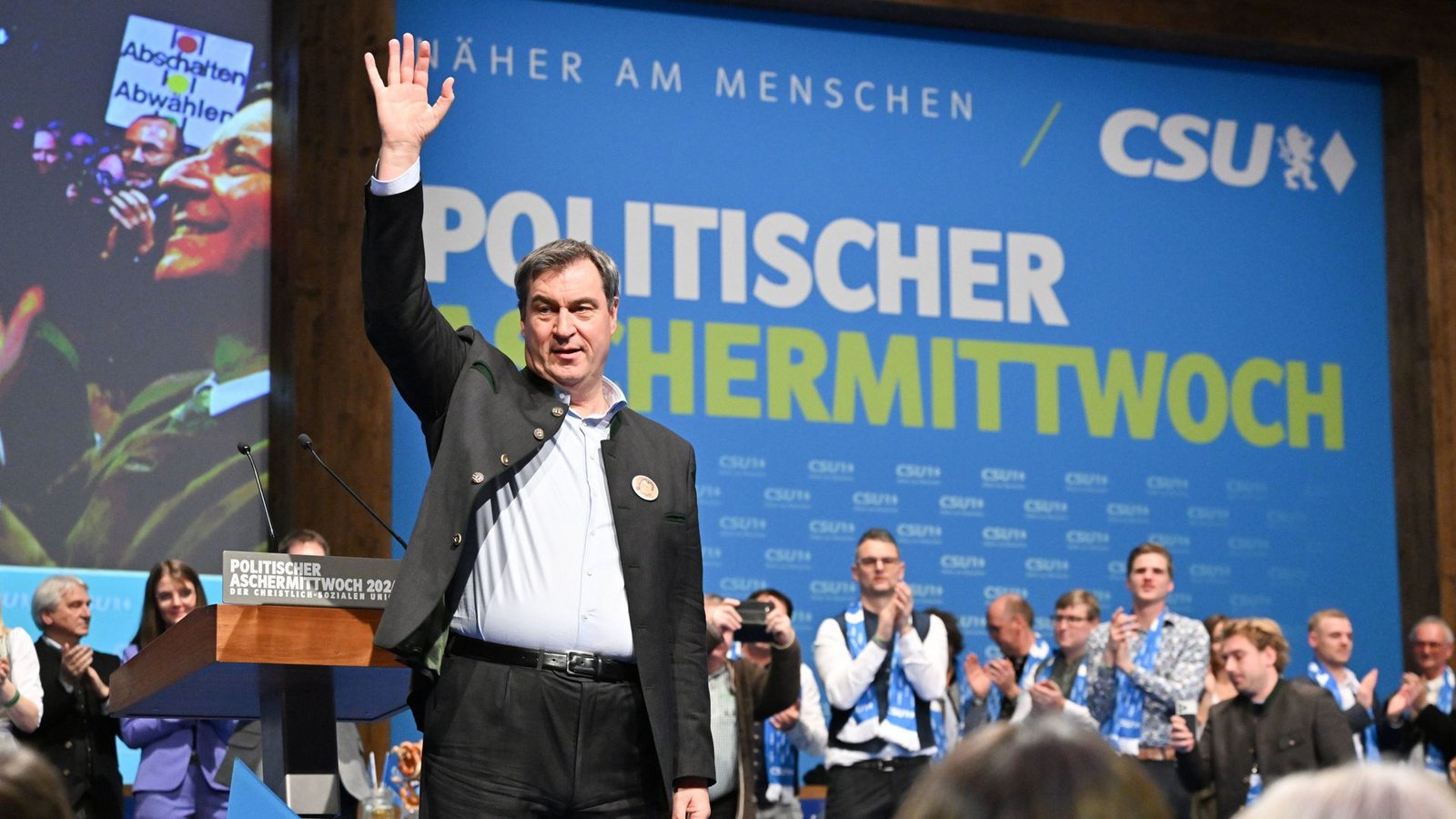 CSU-Chef Markus Söder in PassauFoto: dpa/Peter Kneffel
