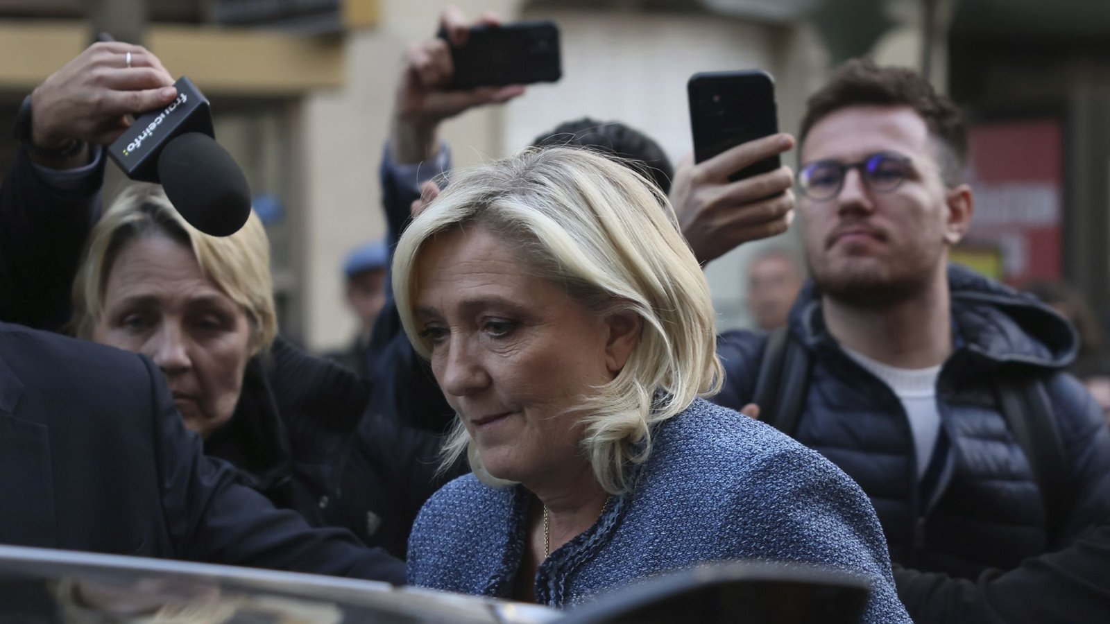 Le Pen wurde von einem französischen Gericht wegen Veruntreuung verurteilt.Foto: AP/Thomas Padilla Le Pen wurde von einem französischen Gericht wegen Veruntreuung verurteilt.Foto: AP/Thomas Padilla