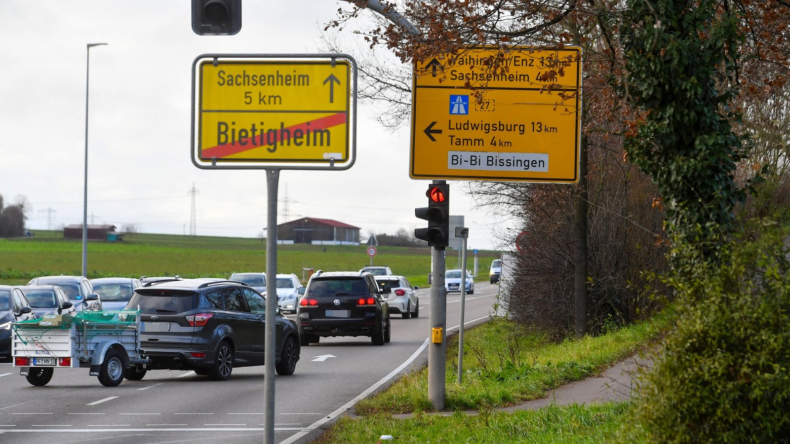 Im Jahr 2025 wird auch die L 1125 von Bietigheim nach Sachsenheim gesperrt.  Foto: Kalb