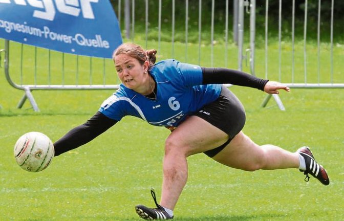 Nach dem TSV Calw am vergangenen Wochenende wartet nun das zweite Spitzenteam der 1. Faustball-Bundesliga Süd auf den TV Vaihingen, der TSV Dennach. Foto: Nachreiner