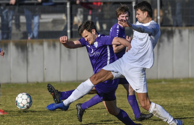Für den TSV Nussdorf (vorne Timo Bopp) läuft es in der A 3 wie am Schürchen. Am Sonntag muss er zum Topspiel nach Sersheim.  <span class='image-autor'>Foto: Leitner</span>