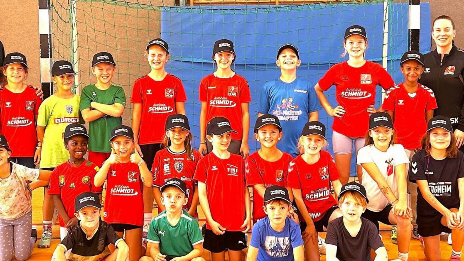 Viel Spaß beim Sommer-Camp des Handball-Clubs. Foto: p Viel Spaß beim Sommer-Camp des Handball-Clubs. Foto: p