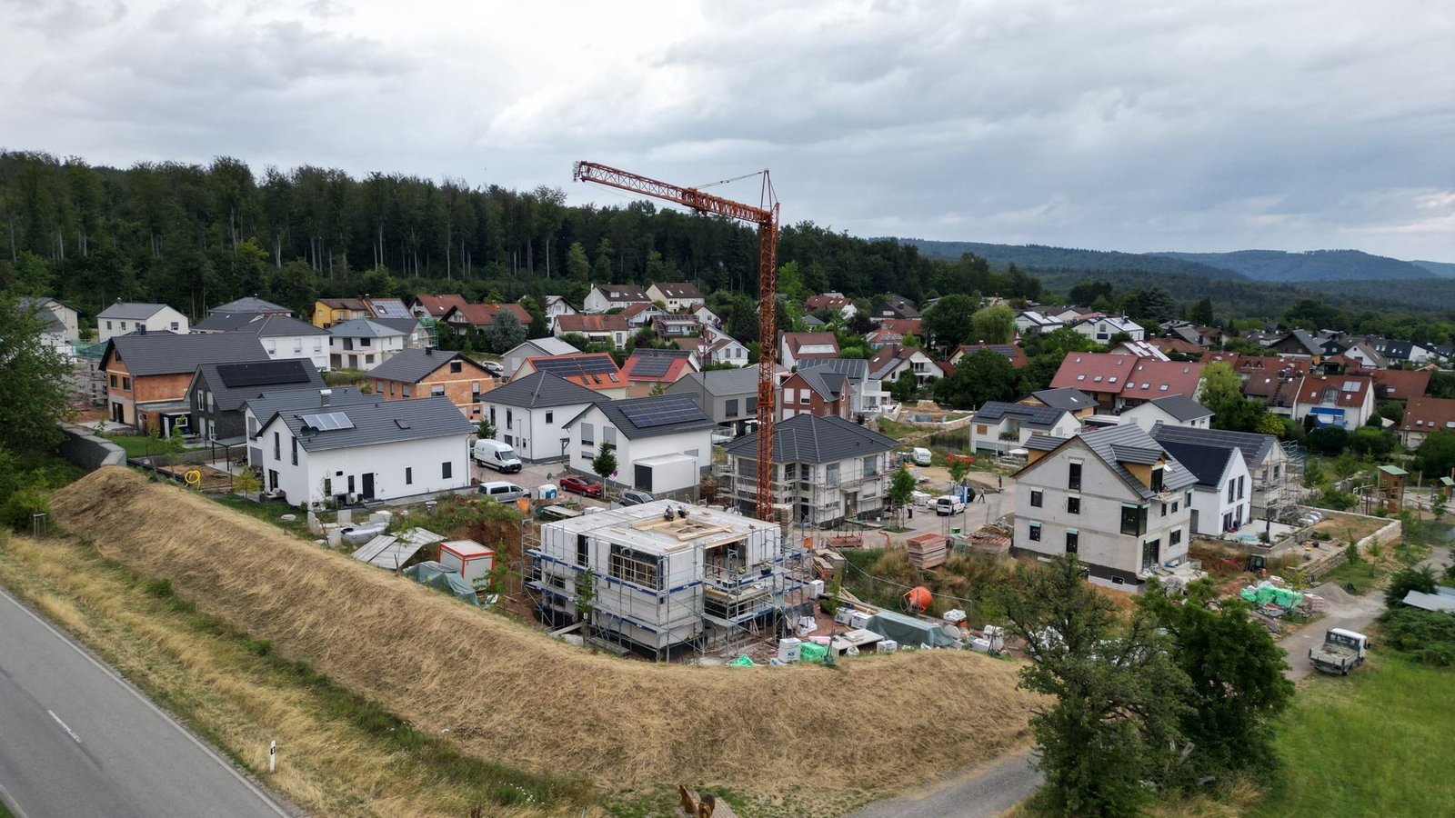 Das Wohngebiet in Gaiberg ist zu 70 Prozent bebaut.Foto: dpa/Rene Priebe Das Wohngebiet in Gaiberg ist zu 70 Prozent bebaut.Foto: dpa/Rene Priebe