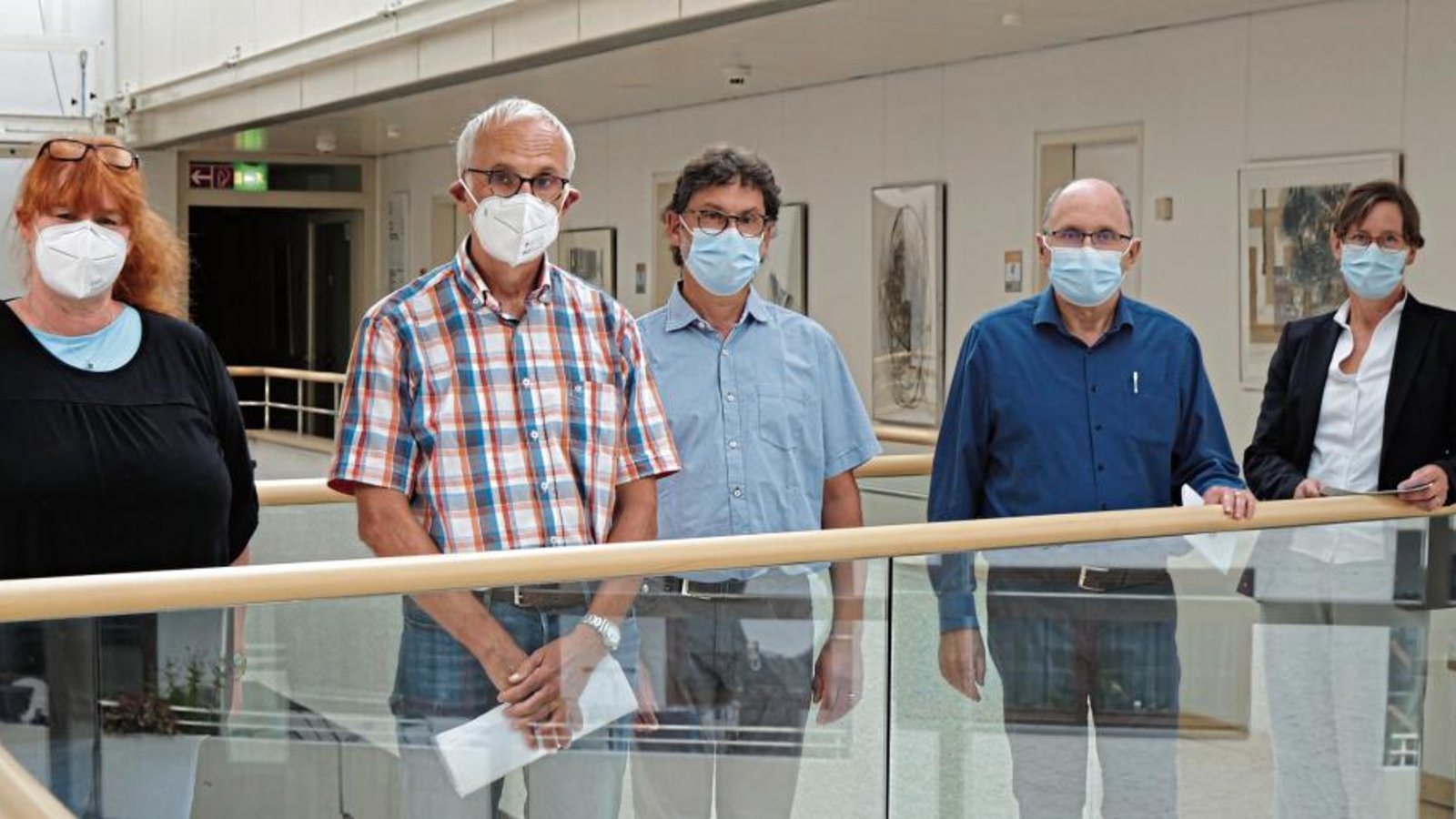 Wollen in Sachen Kinderimpfung aufklären (von links) : Isabel Maubach, Wolfgang Diebold, Uli Friesinger, Rainer Blank und Brigitte Joggerst. Foto:sf