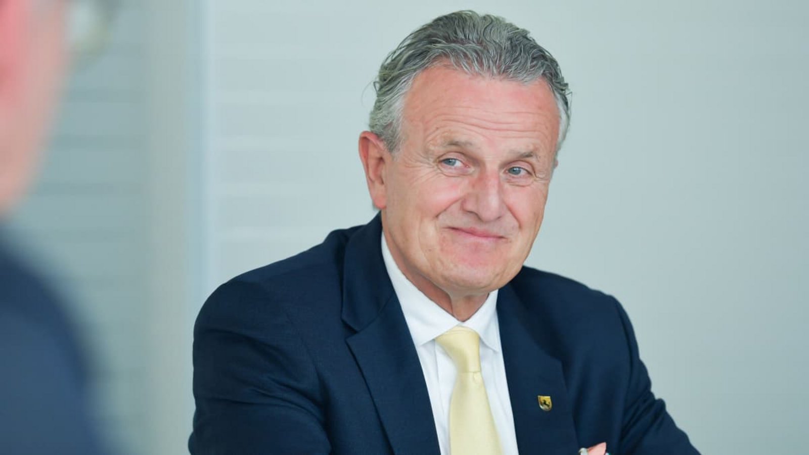 Stuttgarts Oberbürgermeister Frank Nopper sorgt sich um die Zukunft der Automobilindustrie.Max Kovalenko Stuttgarts Oberbürgermeister Frank Nopper sorgt sich um die Zukunft der Automobilindustrie.Max Kovalenko