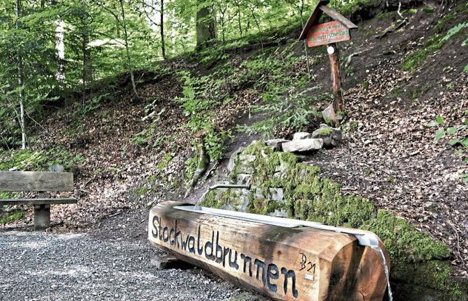 „Wunderschön und in einer sehr guten Qualität wurde der Brunnen erneuert“, schreibt Rudi Thalhäuser erfreut zu seinem Foto vom Stockwaldbrunnen in Gündelbach.