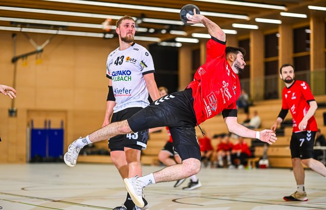 Vollen Einsatz möchte Enrique Hofferer mit dem HC Metter-Enz in Marbach-Rielingshausen zeigen. <span class='image-autor'>Foto: Krause</span>