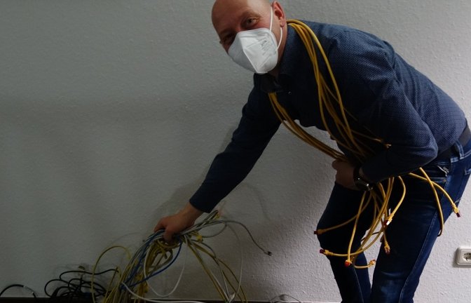So sieht’s aus, wenn in der IT aufgeräumt wird.  <span class='image-autor'>Foto: Rücker</span>