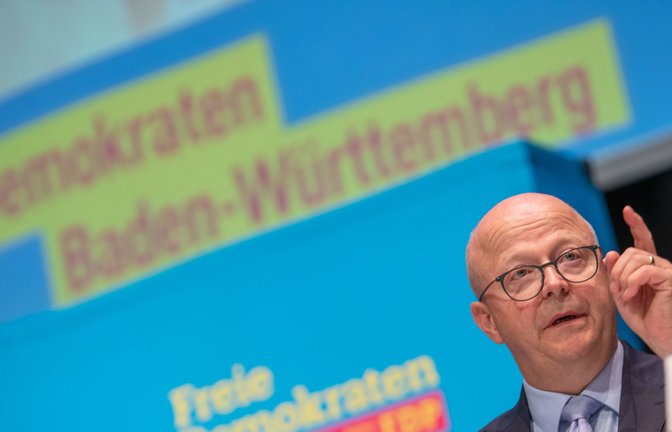 Landeschef Michael Theurer hält nichts davon, die AfD aus Talkrunden auszuschließen.<span class='image-autor'>Foto: dpa/Stefan Puchner</span>
