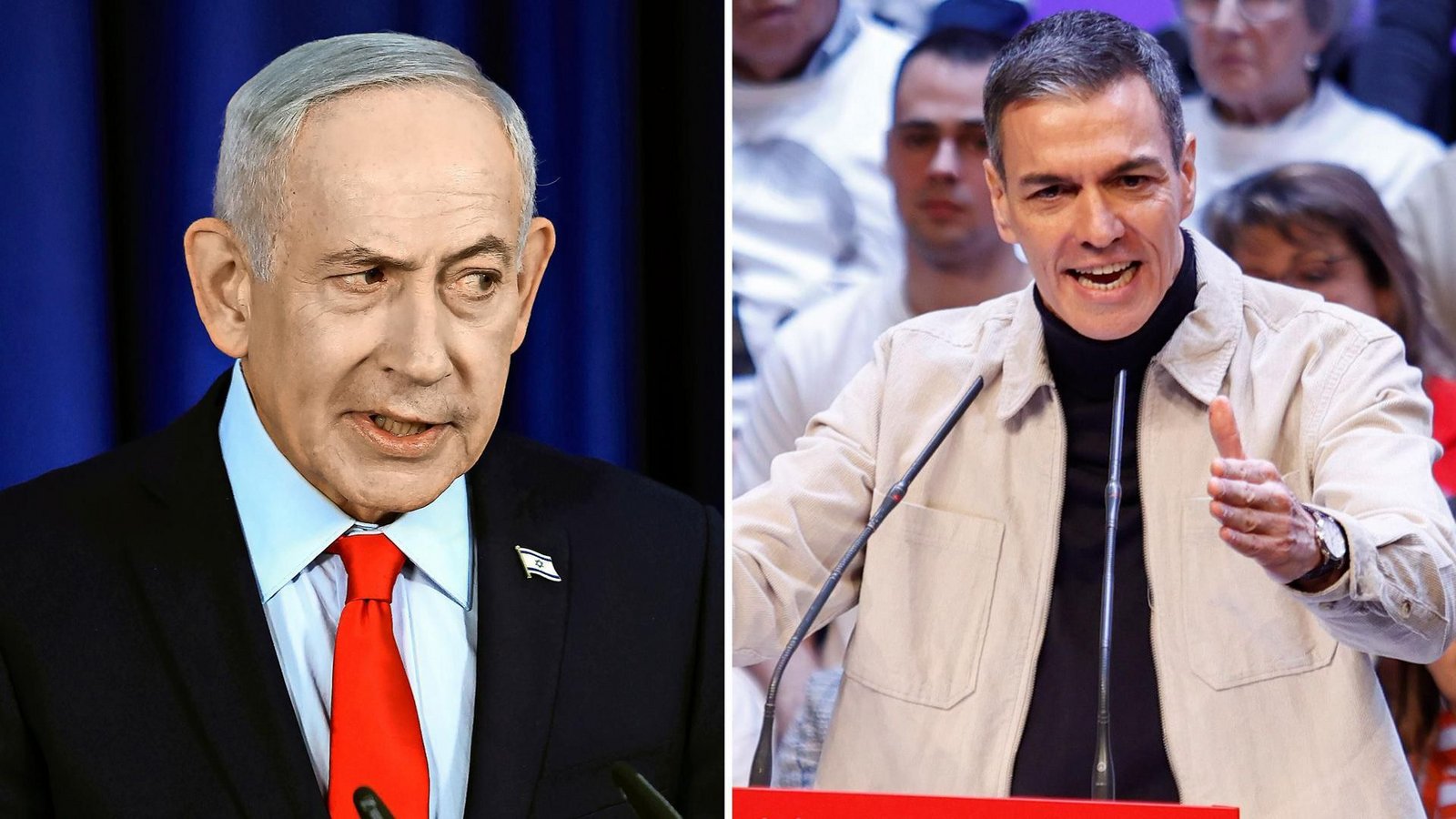 Israels Regierungschef Netanjahu schließt Spanien aus einer US-geführten Mission zur Überwachung der Gaza-Waffenruhe aus (Archivfoto).Foto: Ronen Zvulun/Pool Reuters/dpa/Ronen Zvulun