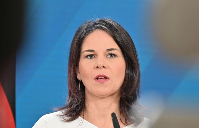Außenministerin Annalena Baerbock lobte Präsidentschaftskandidatin Kamala Harris.<span class='image-autor'>Foto: AFP/RALF HIRSCHBERGER</span>