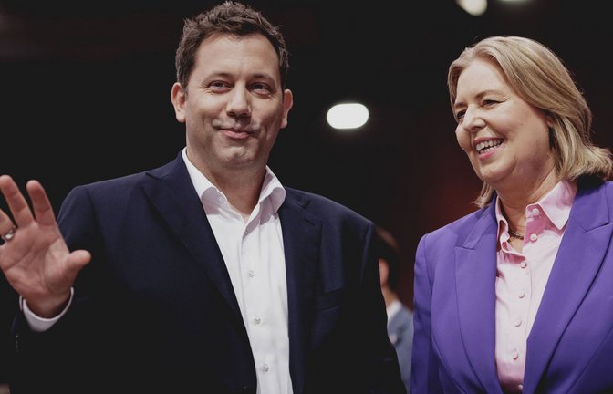 Haben das große Ganze und die Zukunft Deutschlands und der Welt im Blick: SPD-Vorsitzende Lars Klingbeil und Bärbel Bas.<span class='image-autor'>Foto: &nbsp;</span>