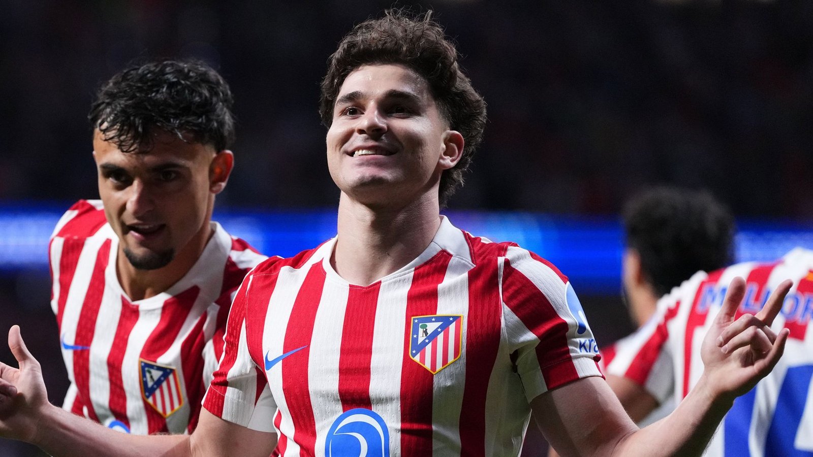 Atlético Madrid hat ein Angebot von Real Madrid in Höhe von 150 Millionen Euro für Julián Álvarez abgelehnt (Archivfoto).Foto: Manu Fernandez/AP/dpa/Manu Fernandez Atlético Madrid hat ein Angebot von Real Madrid in Höhe von 150 Millionen Euro für Julián Álvarez abgelehnt (Archivfoto).Foto: Manu Fernandez/AP/dpa/Manu Fernandez