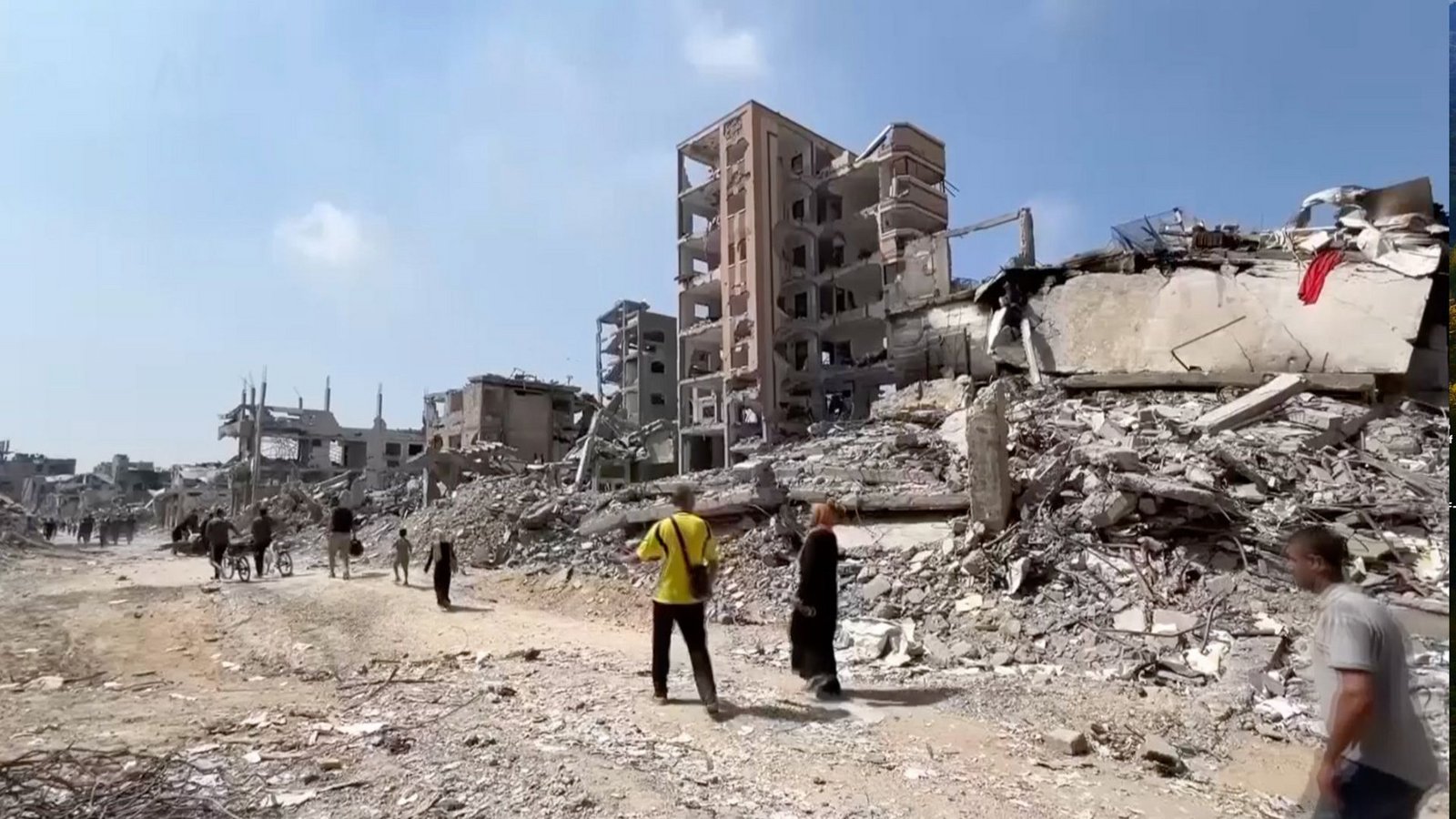 Viele Gebäude in Gaza wurden während des Krieges vollständig zerstört. Tausende Menschen starben. (Archivbild)Foto: dpa/Uncredited
