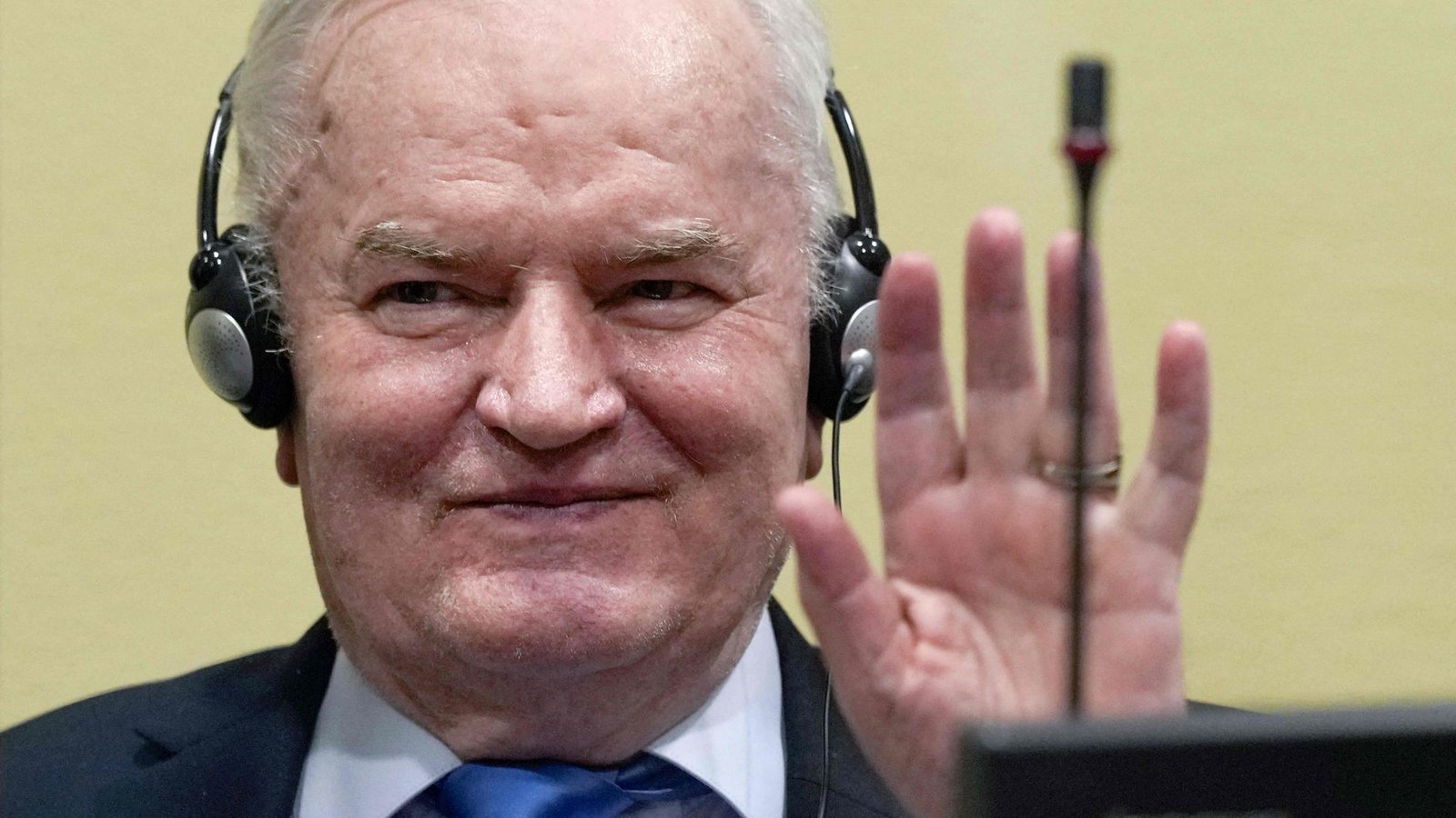 Ratko Mladic ist zu lebenslanger Haft verurteilt.Foto: AFP/PETER DEJONG Ratko Mladic ist zu lebenslanger Haft verurteilt.Foto: AFP/PETER DEJONG