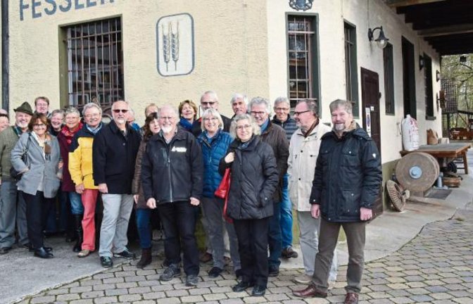 Die ehrenamtlichen Museumsmacher debattierten in der Fessler Mühle in Sersheim.  Foto: p