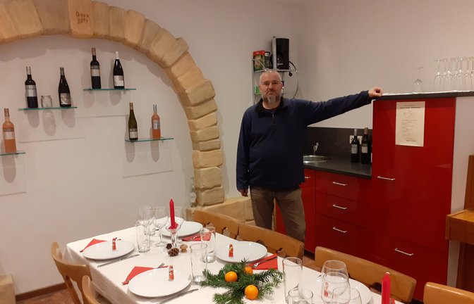 Fabian Köstlin hat die Ochsenbacher Kelter gekauft. <span class='image-autor'>Foto: Glemser</span>