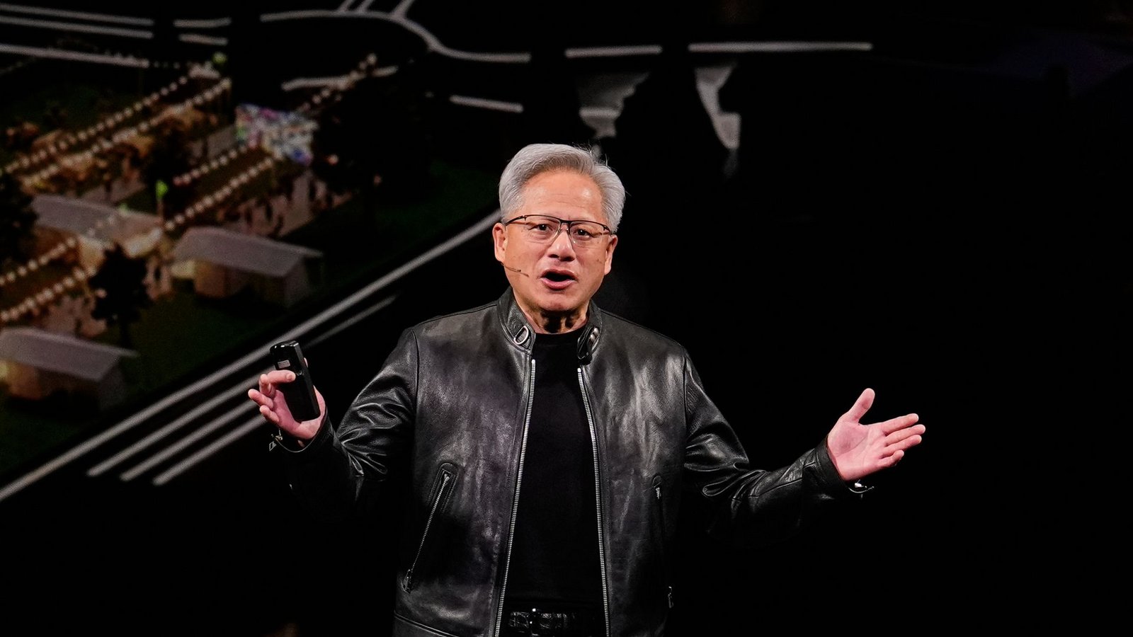 Aus Sicht von Nvidia-Chef Jensen Huang schwächt sich der KI-Boom noch lange nicht ab. (Archivbild)Foto: Godofredo A. Vásquez/AP/dpa