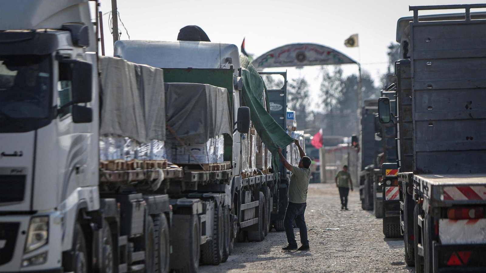 Die Menschen in Gaza sind auf Hilfslieferungen angewiesen. Die EU hat nach einigen Diskussionen ihre Unterstützung zugesagt.Foto: AFP/EYAD BABA