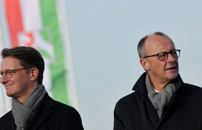Am Montag kommt Kanzler Friedrich auf Einladung des NRW-CDU-Chefs Hendrik Wüst zu einer Klausur nach Meschede (Archivbild).<span class='image-autor'>Foto: Rolf Vennenbernd/dpa</span>