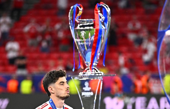 Kai Havertz muss weiter auf den ersten Champions-League-Titel mit Arsenal warten.<span class='image-autor'>Foto: Tom Weller/dpa</span>