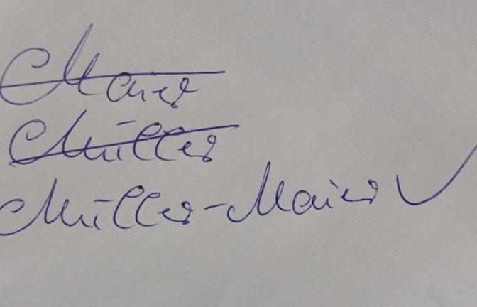 Mehr Auswahl beim Namen. sr