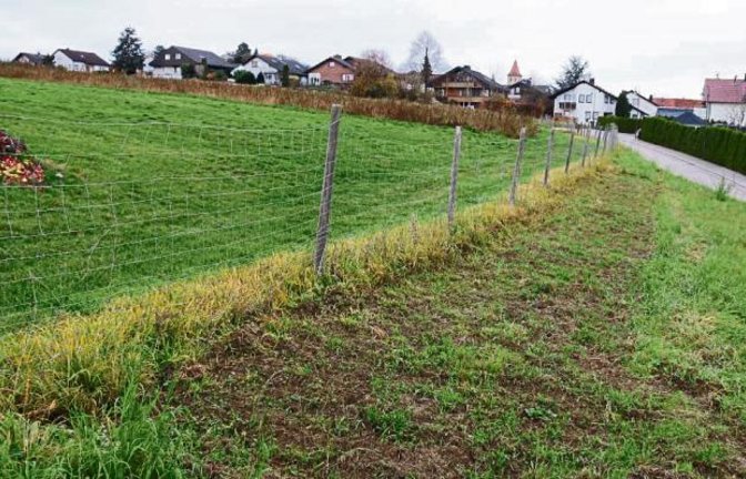 Am südöstlichen Ortsrand von Nussdorf sollen neue Bauplätze entstehen. Foto: Bögel