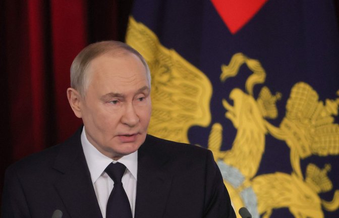 Angesichts des von der EU geplanten Embargos gegen russisches Gas denkt Kremlchef Wladimir Putin darüber nach, die Lieferungen nun selbst schon vorher zu stoppen. (Archivbild)<span class='image-autor'>Foto: AFP/SERGEY FADEICHEV</span>