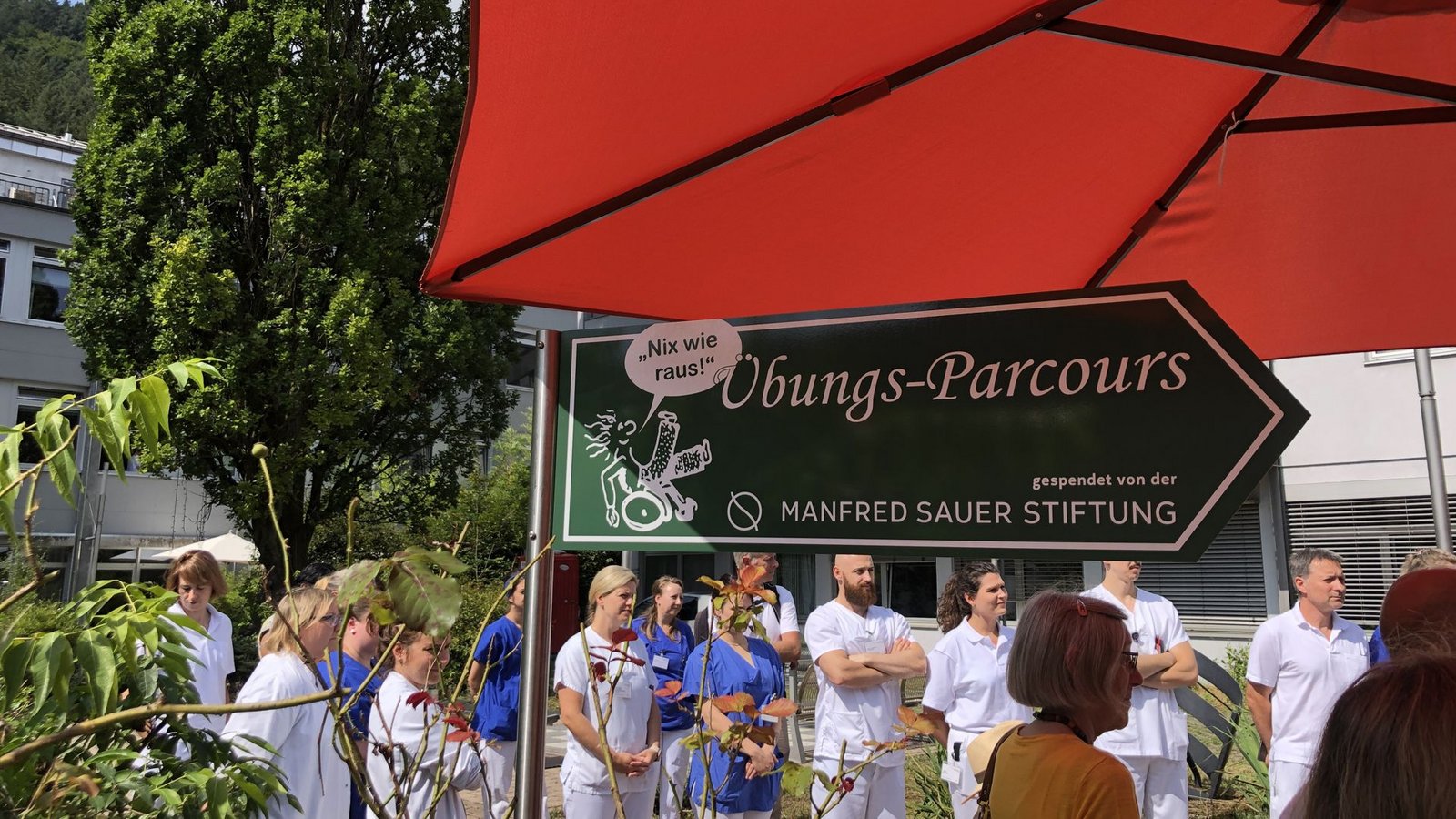 Deshalb stiftet er mehrere Übungs-Parcours in Deutschland. Ganz unter dem Motto: „Nix wie raus!“Foto: Viviana Bastone