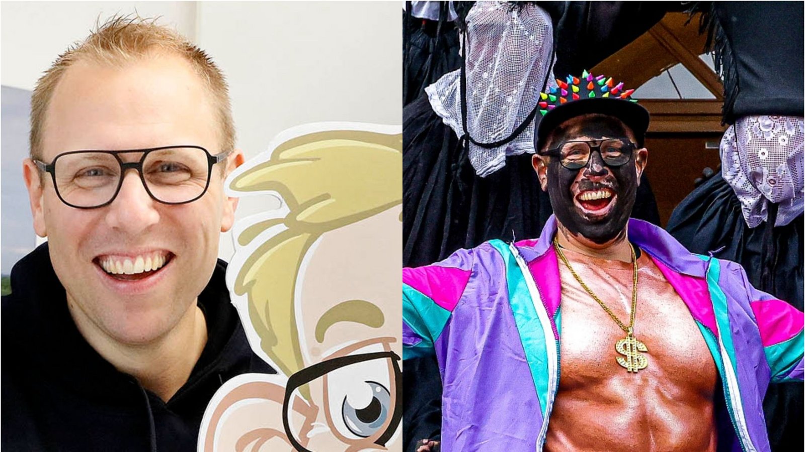 Ferdinand Truffner ist sich für nichts zu schade – auch wenn sein Gesicht geschwärzt wird und er für das Bild Kritik einstecken muss.Foto: Horst Haas, Ferdinand Truffner Ferdinand Truffner ist sich für nichts zu schade – auch wenn sein Gesicht geschwärzt wird und er für das Bild Kritik einstecken muss.Foto: Horst Haas, Ferdinand Truffner