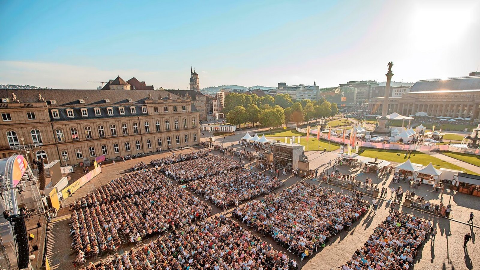 Das SWR Sommerfestival 2026 findet vom 22. bis 25. Mai auf dem Schlossplatz in Stuttgart stattFoto: SWR/Markus Palmer Das SWR Sommerfestival 2026 findet vom 22. bis 25. Mai auf dem Schlossplatz in Stuttgart stattFoto: SWR/Markus Palmer