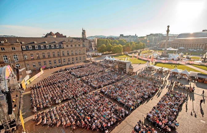 Das SWR Sommerfestival 2026 findet vom 22. bis 25. Mai auf dem Schlossplatz in Stuttgart statt<span class='image-autor'>Foto: SWR/Markus Palmer</span>